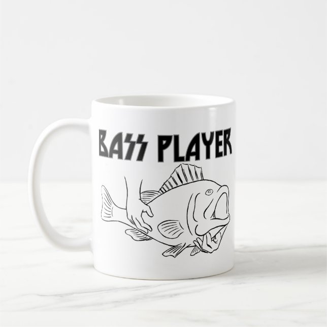 Bass Player Coffee Mug (Left)