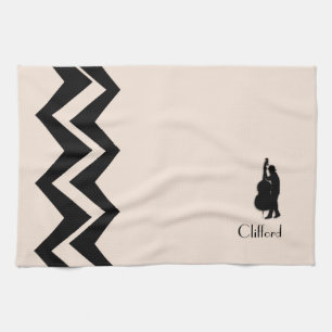 Bass Player Custom Art-Deco Custom Towels