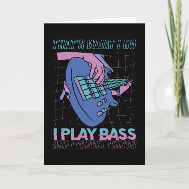 Bass Player Gift Card (Front)