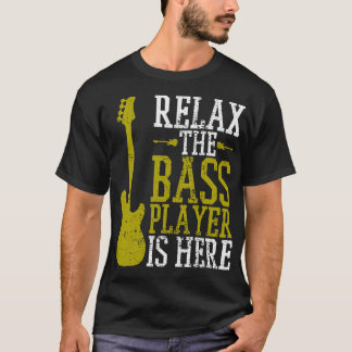 Bass Player Guitar Guitarist Music School Vintage  T-Shirt