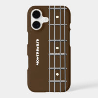 Bass Player iphone Case Bass Guitar Neck Custom