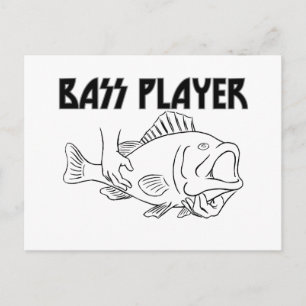 Bass Player Postcard