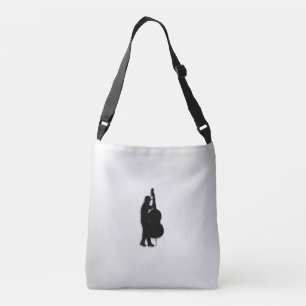 Bass Player Silver Crossbody Bag