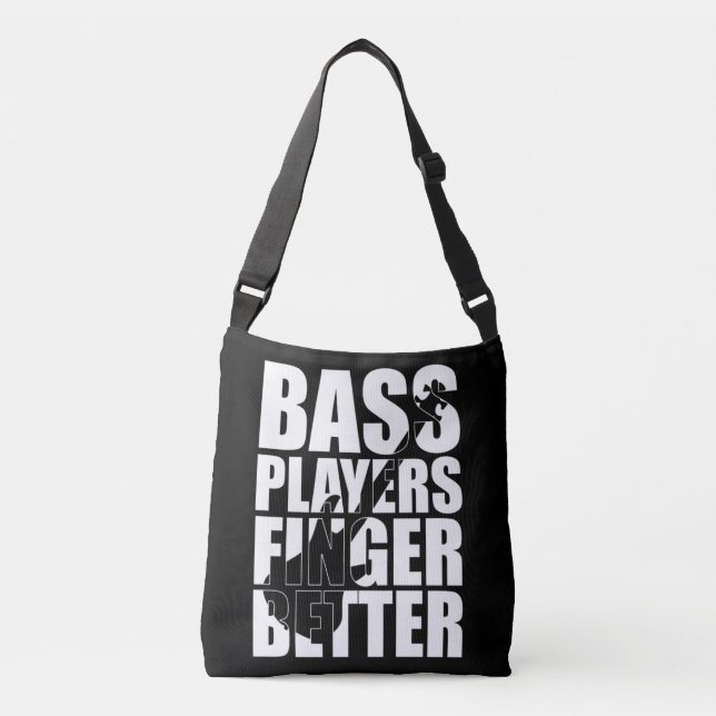 Bass players fingers better crossbody bag (Front)