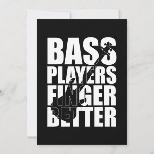 Bass players fingers better thank you card