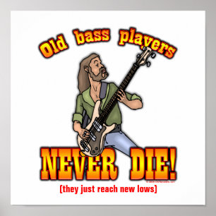 Bass Players Poster