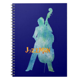 Bass Playing Jazzman Notebook