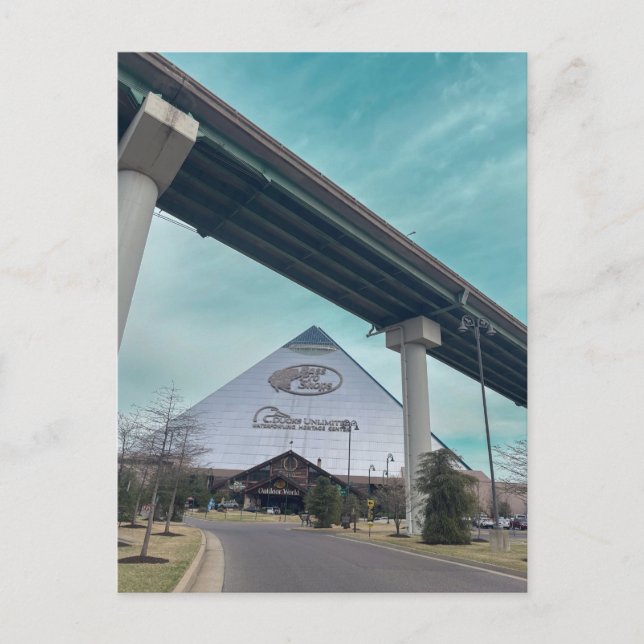 Bass Pro Shops Pyramid Memphis Postcard (Front)