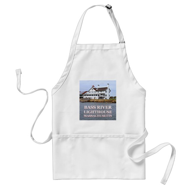 Bass River Lighthouse, Massachusetts Cooking Apron (Front)
