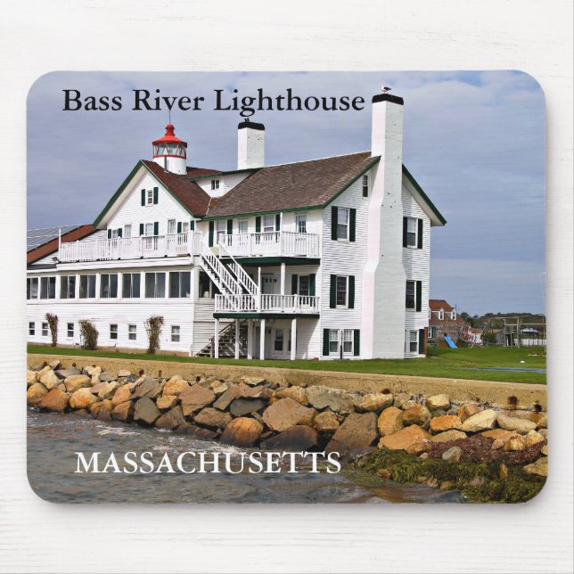 Bass River Lighthouse, Massachusetts Mousepad (Front)