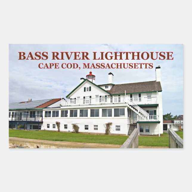 Bass River Lighthouse, Massachusetts Stickers (Front)