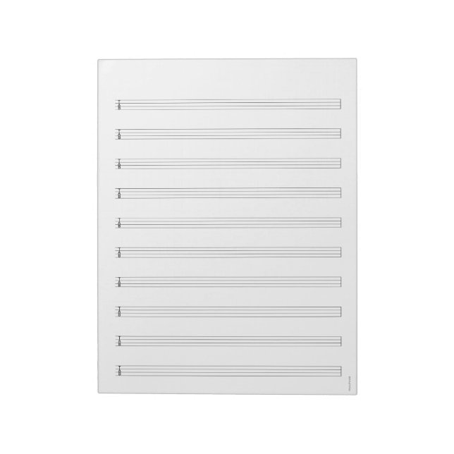 Bass Tab Notebook: 4 String Bass guitar Blank Notepad (Rotated)