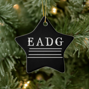 Bass Tuned Ceramic Ornament