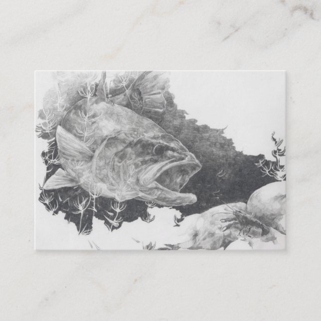 BASS vs. CRAYFISH Business Card Template (Front)