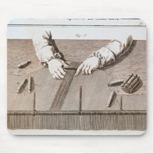 Basse-Lisse technique at the Gobelins tapestry Mouse Pad