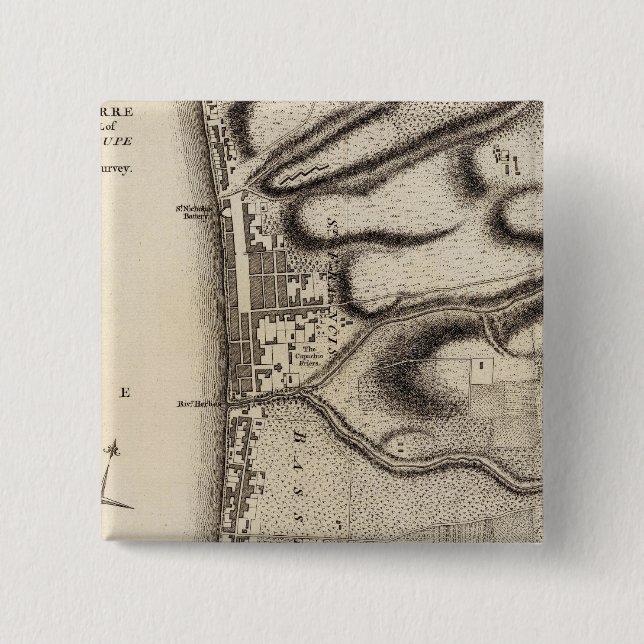 Basse Terre 15 Cm Square Badge (Front)