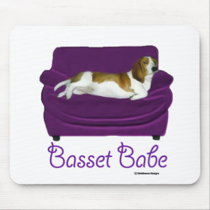 Basset Babe Mouse Pad