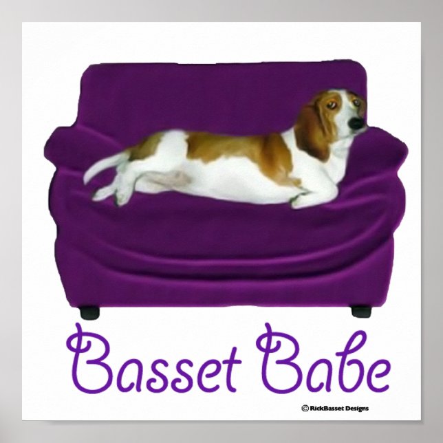 Basset Babe Poster (Front)