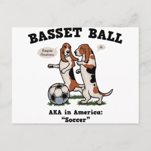 Basset Ball Postcard