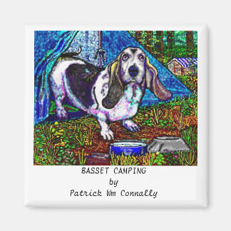 BASSET CAMPING MAGNET
