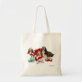 Basset Christmas bag