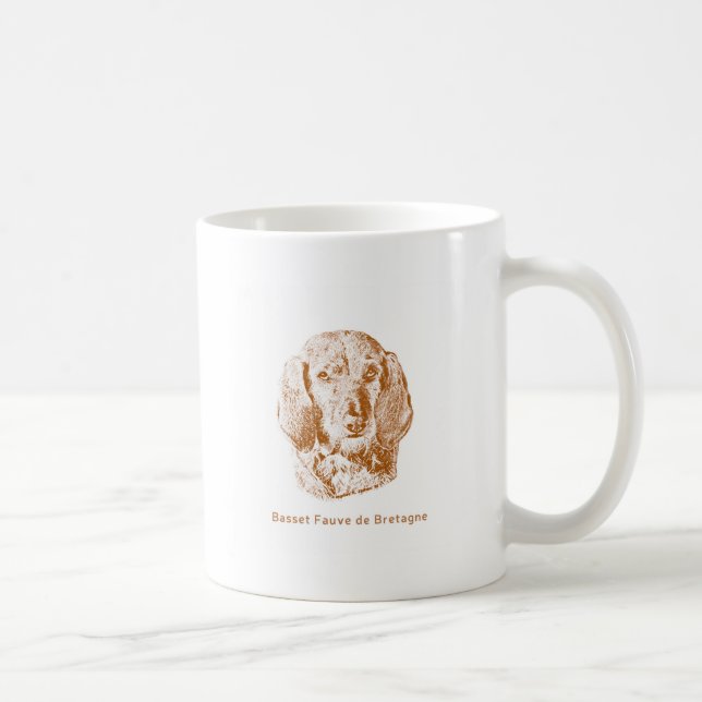 Basset Fauve de Bretagne Coffee Mug (Right)