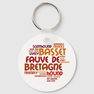 Basset Fauve de Bretagne Key Ring