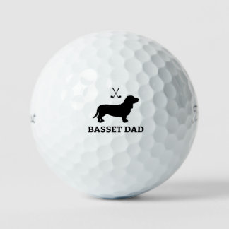 Basset Golf Dad Titleist Pro V1 Golf Ball Gift