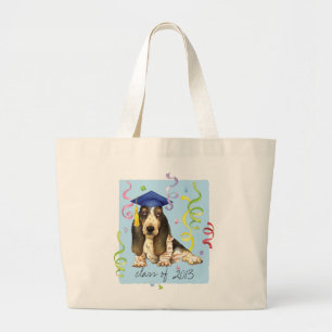 Basset Graduate Large Tote Bag