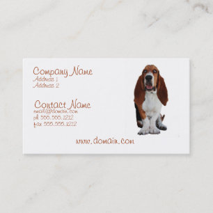 Basset Hond Dog Business Card