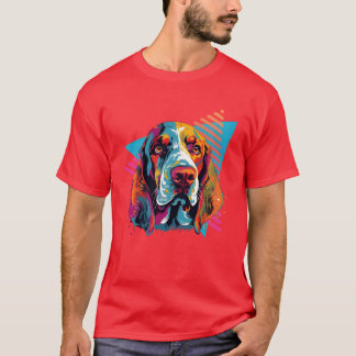 Basset Hound 80s 90s friend T-Shirt