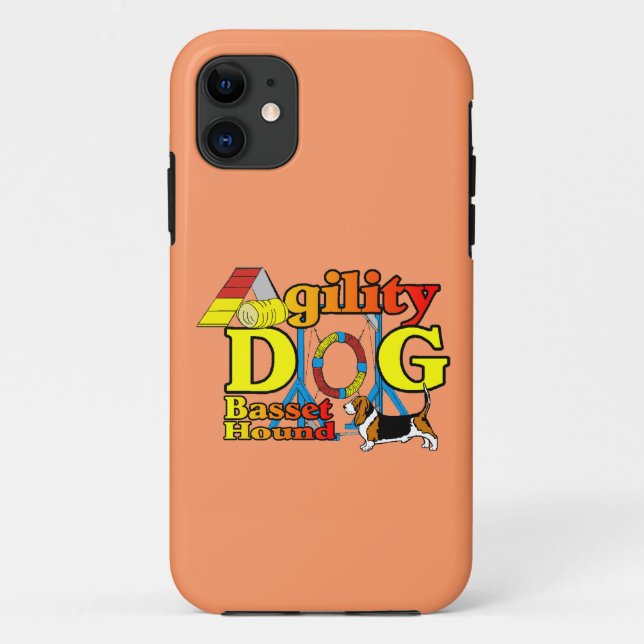 Basset_Hound_Agility Case-Mate iPhone Case (Back)