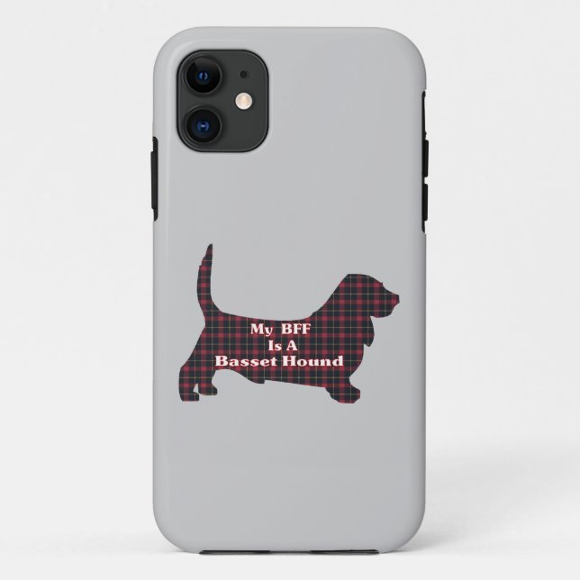 Basset Hound BFF Case-Mate iPhone Case (Back)