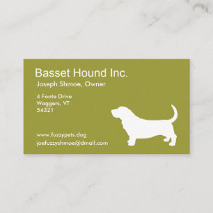 Basset Hound Business Card