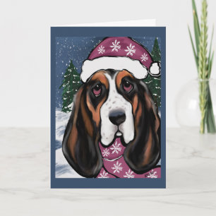 BASSET HOUND CARD