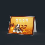 Basset Hound Chanukah Card Menorah<br><div class="desc">Remembering family and friends during the Chanukah season is a wonderful way to keep in touch with the people you love and care about. I created these dog Chanukah cards with love and care and I am sure anyone who loves dogs will be delighted to receive them. You do have...</div>