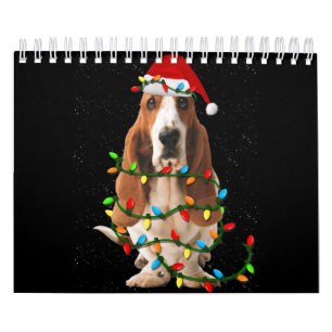 basset hound christmas funny basset hound dog love calendar