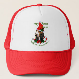 Basset Hound Christmas Gifts Trucker Hat