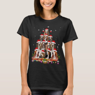Basset Hound Christmas Tree Dog Santa Xmas Funny P T-Shirt