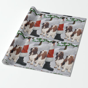 Basset Hound Christmas Wrapping Paper