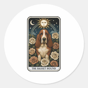 Basset Hound Classic Round Sticker