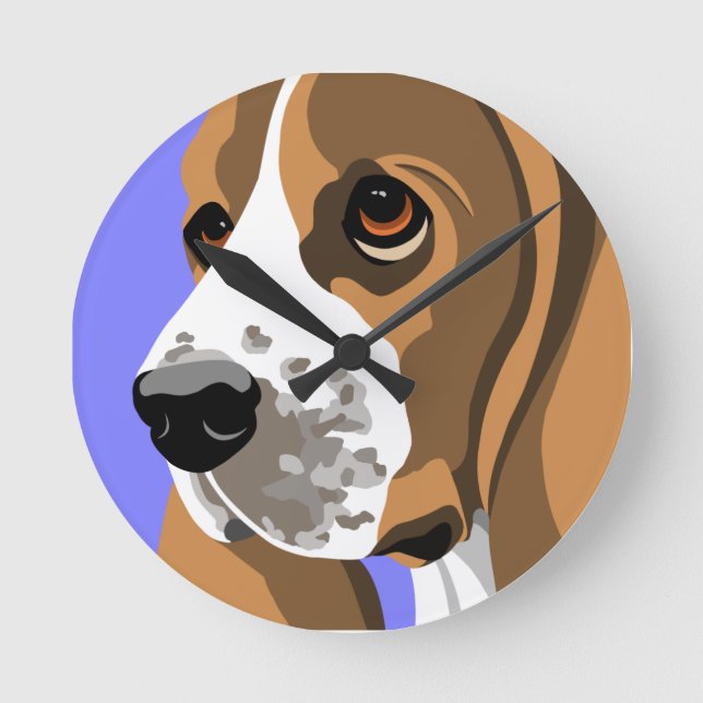 Basset Hound Clocks (Front)