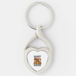 Basset Hound Copy Key Ring