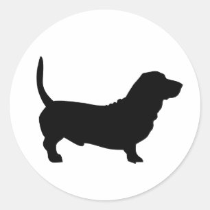Basset Hound Cute Dog Lover Sticker