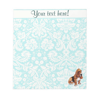 Basset Hound; Cute Notepad