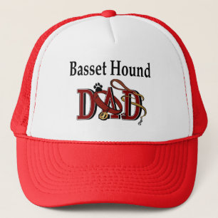 Basset Hound Dad Gifts Trucker Hat