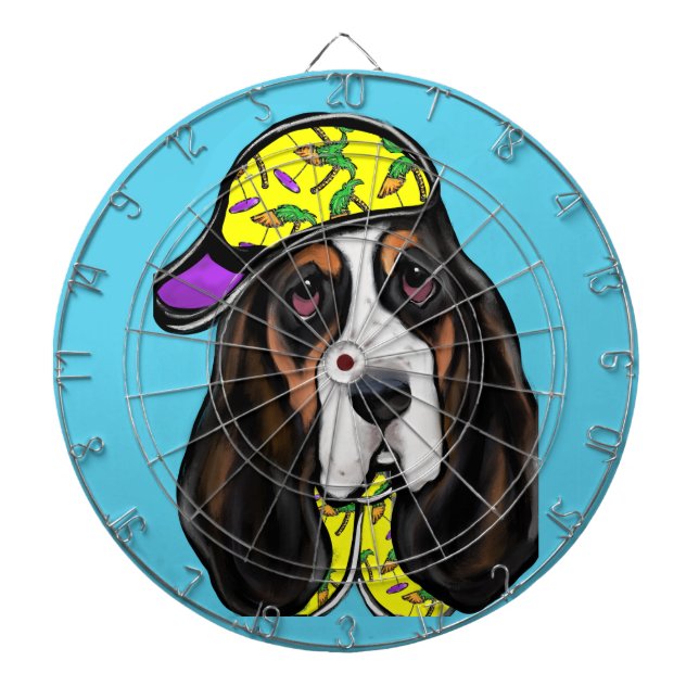 Basset Hound  Dartboard (Front)