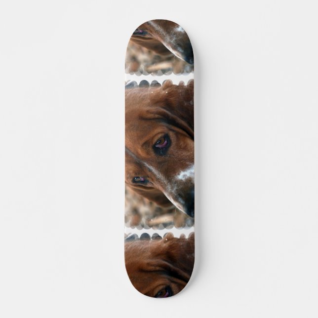 Basset Hound Design Skateboard (Front)
