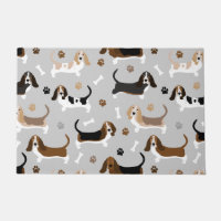 Basset Hound Dog Bones and Paws