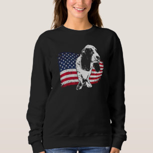 Basset Hound Dog Breed  1 Sweatshirt